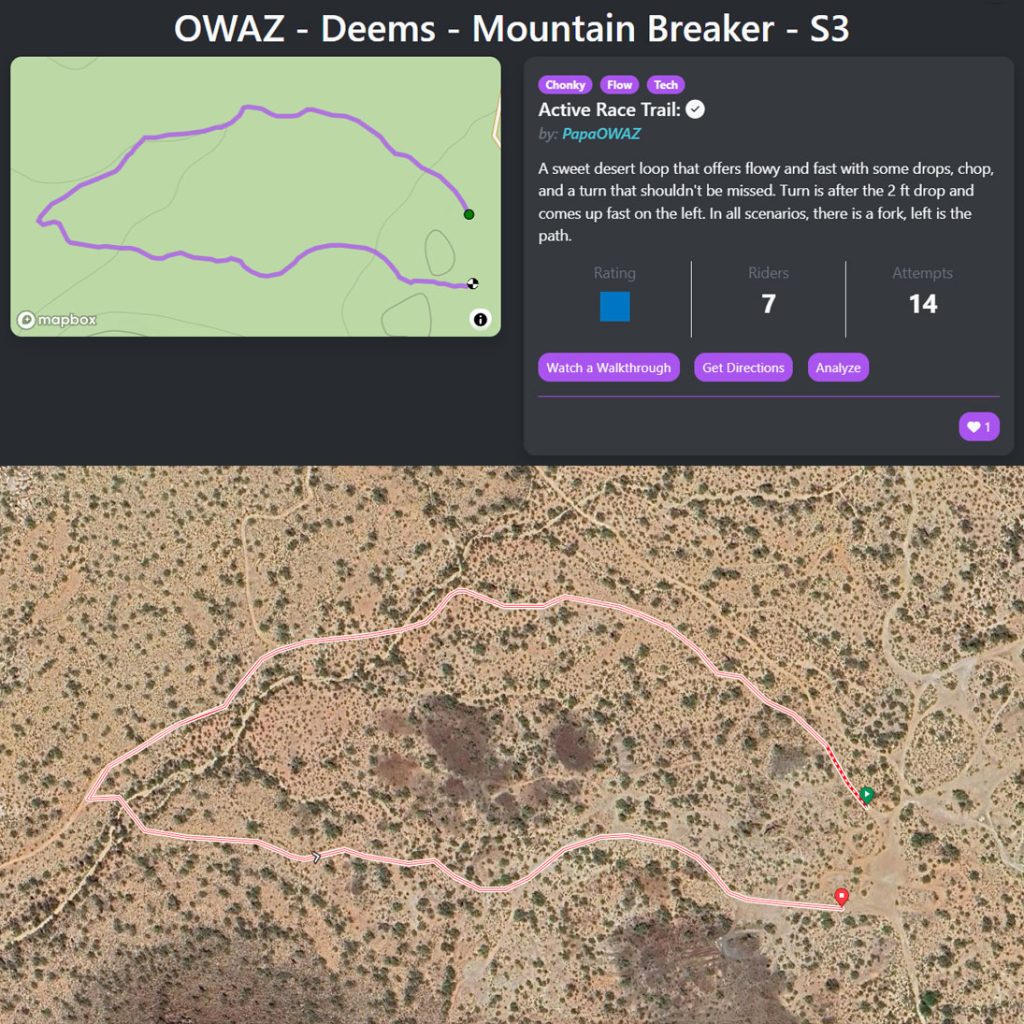 Deems Mountain Breaker S3 Map Underground Circuit Owaz