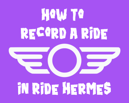 How To Record A Ride In Ride Hermes