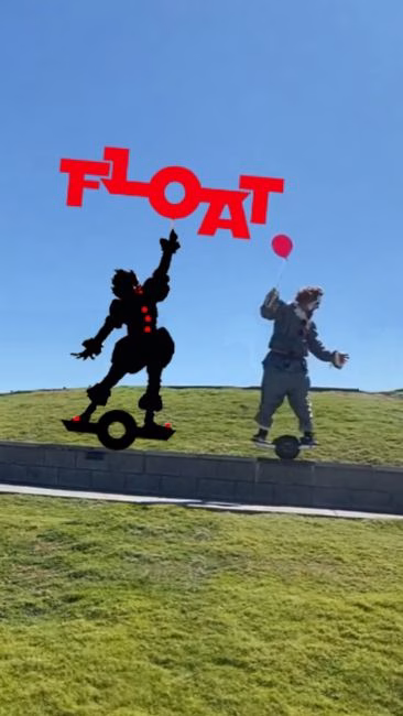 Onewheel Halloween Costume Pennywise